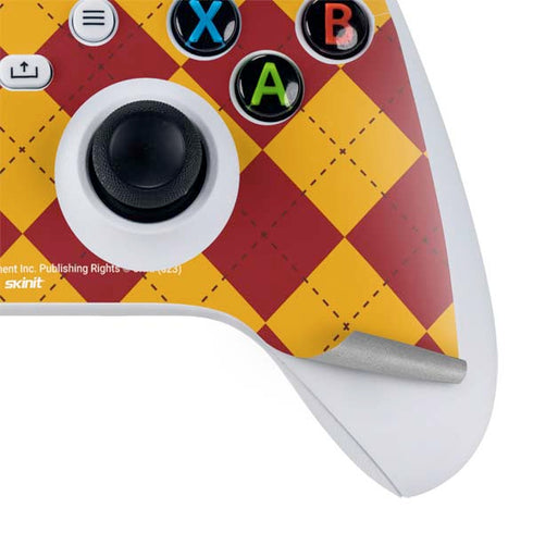 Wizarding Worlds Harry Potter Gryffindor Huse Crest Xbox Series S Controller Skin